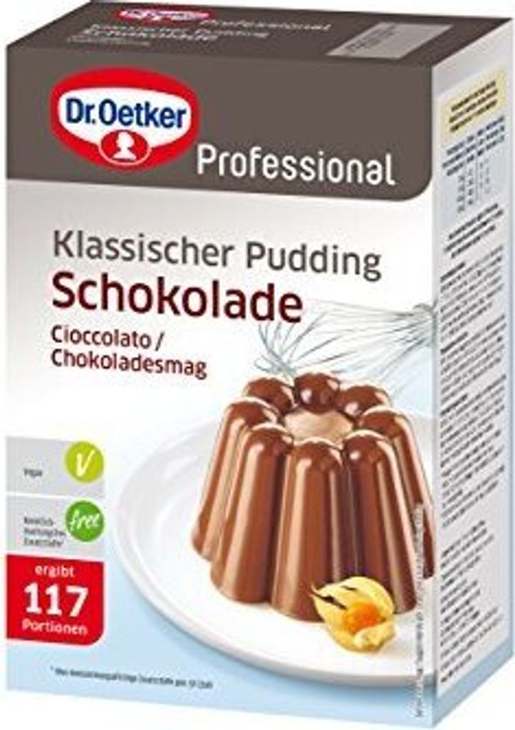 Dr. Oetker Professional Klassischer Pudding Schokolade
