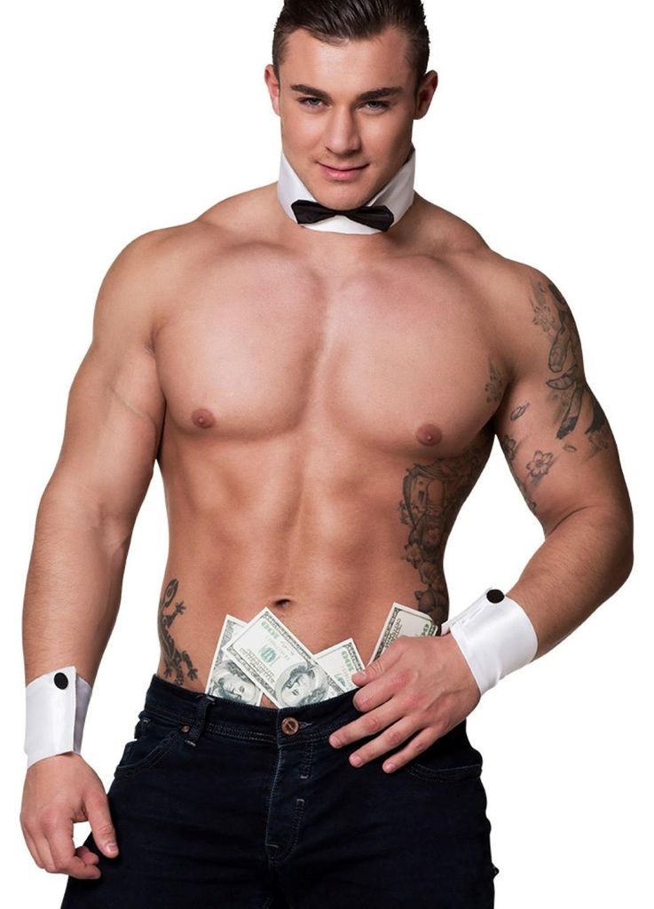 Accessoires pour stripteaseurs : col avec 2 manchettes pour Image du produit 