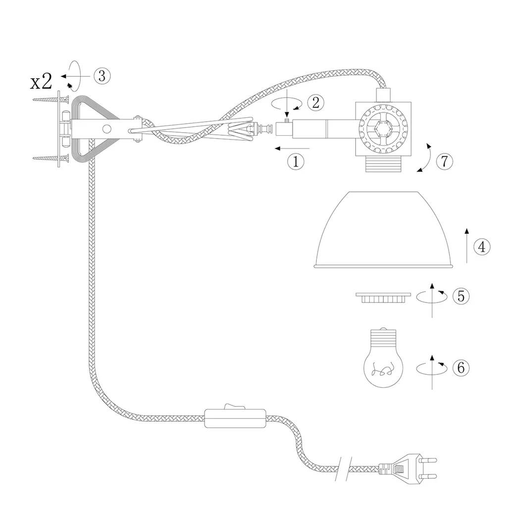 Spot Industriel Robuste Gearwood Gris : Solution Éclairage Durable - 8