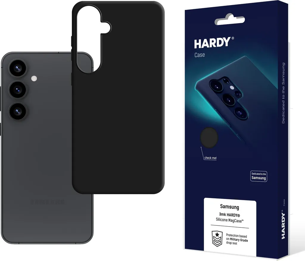 Étui Samsung Galaxy S25 3mk Hardy Anti-Choc avec Finition Anti-Rayures