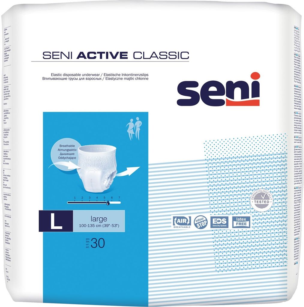 TZMO Seni Classic plienky pre dospelých 30 kusov veľkosť L Obrázok produktu 