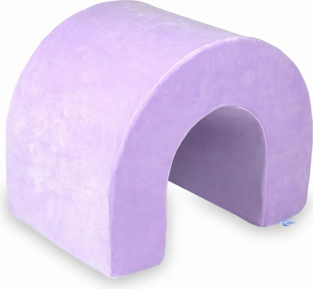 Tunnel Gioco Viola Vellutato - Design Moderno per Area Gioco Morbida