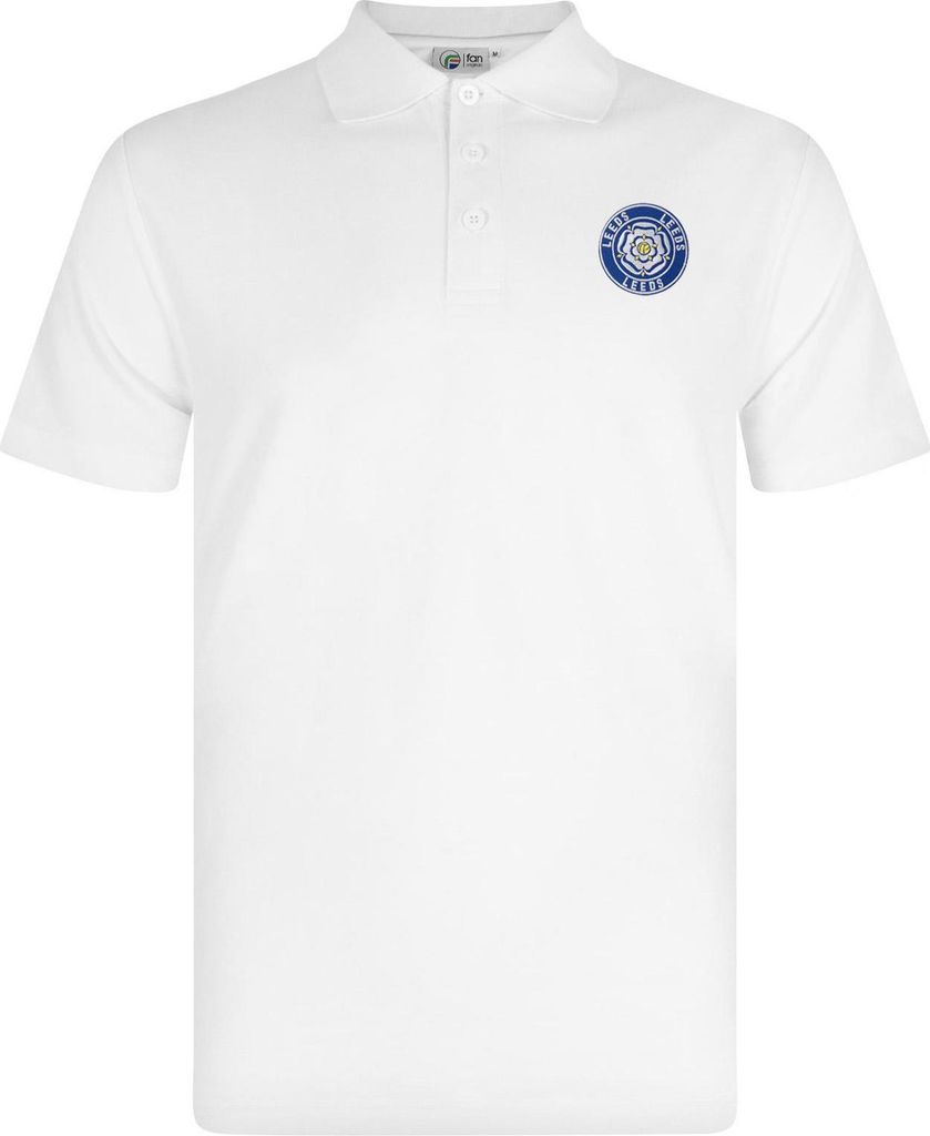 Fan Originals - "Leeds" Poloshirt für Herren GF702 (M) (Weiß)