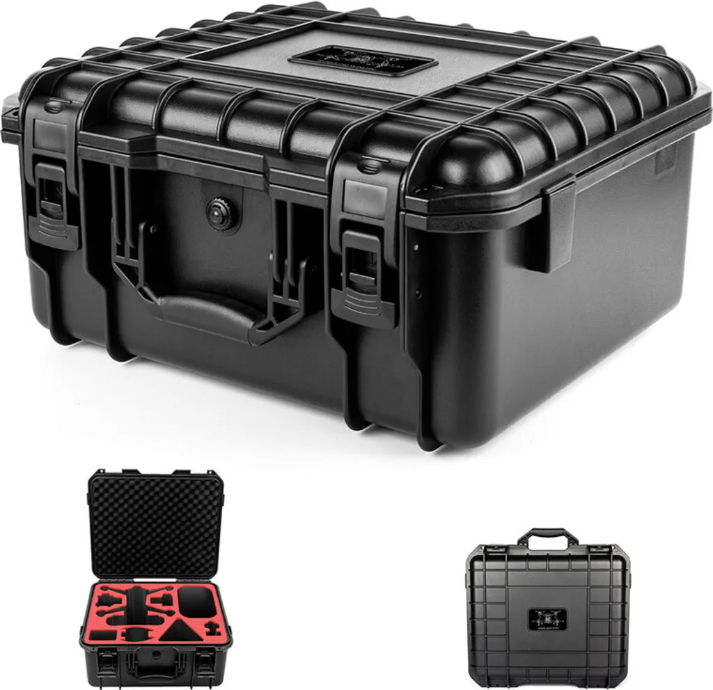 Valise étanche pour DJI FPV Combo Drone - Sac de transport rigide noir