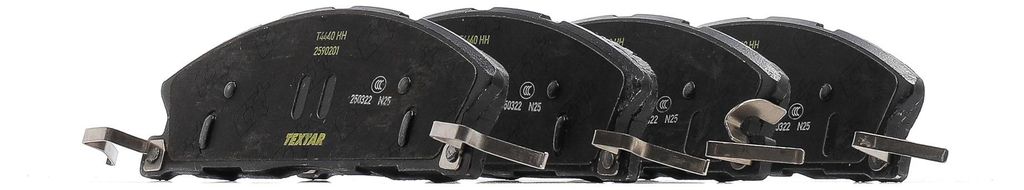 TEXTAR Bremsbeläge Satz Vorne für FORD USA Explorer Mk5 (U502) 2590201