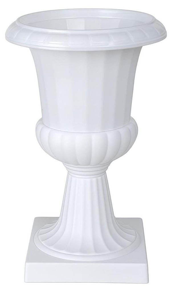 Runder Mini-Blumentopf aus Kunststoff im Vintage-Stil, ideal für Kräuter, mit Drainage, für drinnen und draußen, für Zuhause, Büro und Garten.