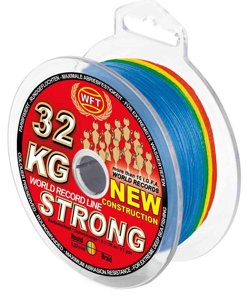 WFT KG Strong Multicolor 0,22mm 32kg - 540m geflochtene Produktbild 