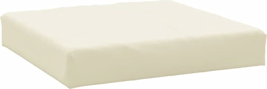 Palettenkissen Creme 60x60x9,5 cm Oxford-Gewebe