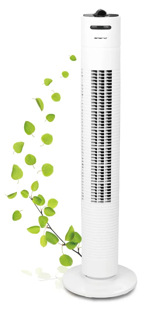 Ventilateur de Chambre Emerio 78 cm Blanc Idéal pour Dormir au Frais