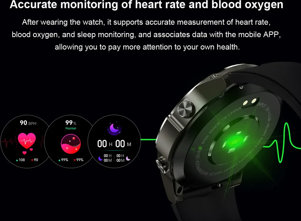 Montre connectée DM50 écran AMOLED et appels Bluetooth mains libres - 9
