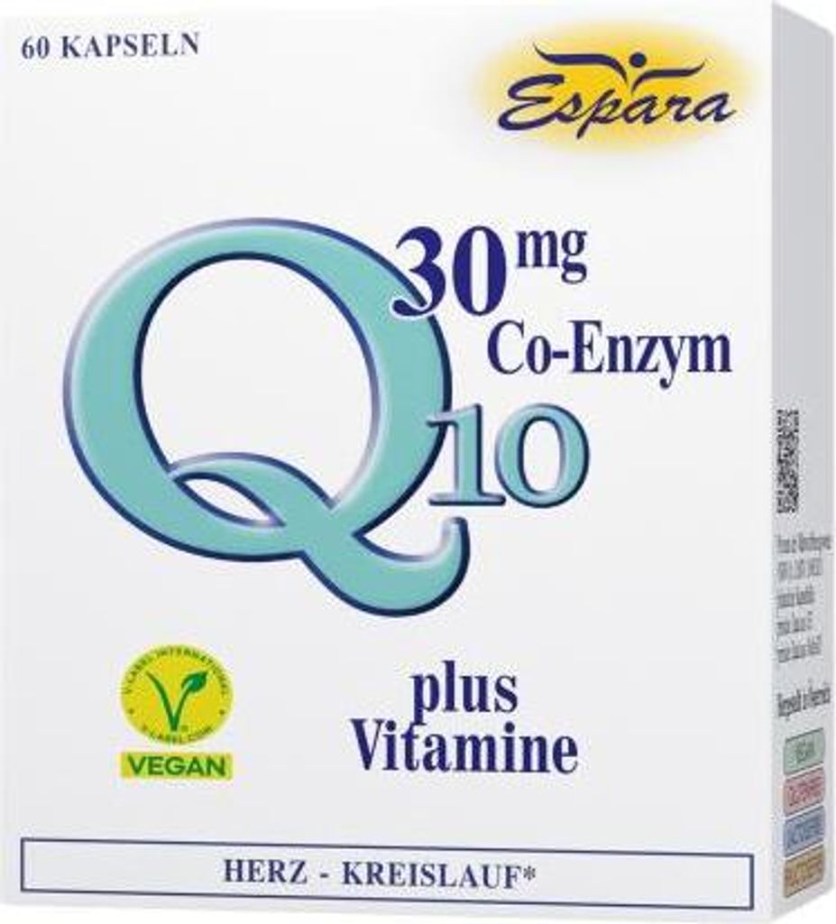 Espara Q10 100 mg Co-Enzym Kapseln, 60 St. Kapseln