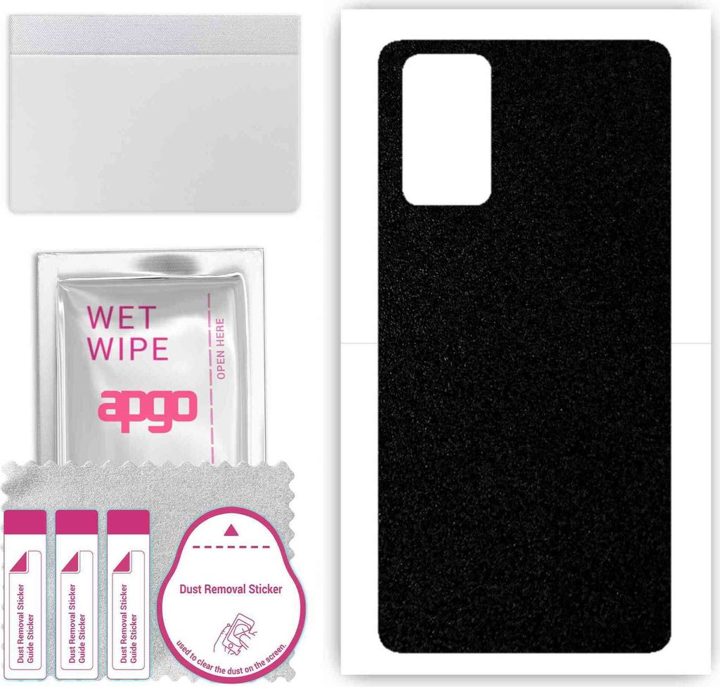 apgo Rückseite Schutzfolie, Skin, kompatibel mit Samsung Galaxy Note 20, Hinten Displayschutzfolie aus Vinylfolie, kratzfest, einfache Montage - M...