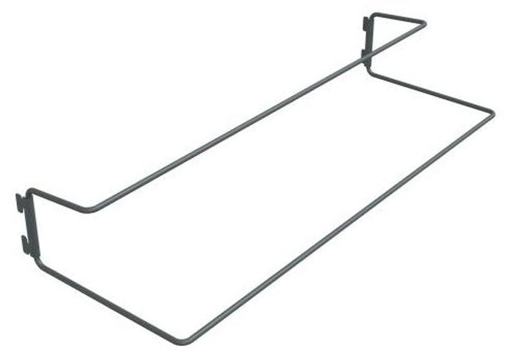 INTEGRI Anthrazit Schuhhalter Wandmontage 573x194mm Garderobensystem Schuhregal Stahl