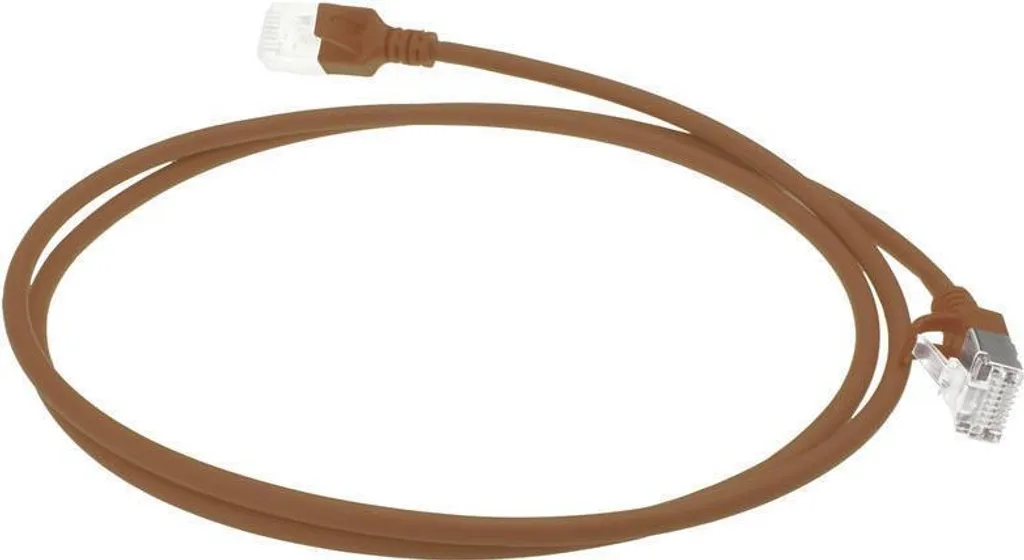 Cavo Patch Slimline CAT6A ACT DC7202 2m Marrone | E-Shop Professionale - 2
