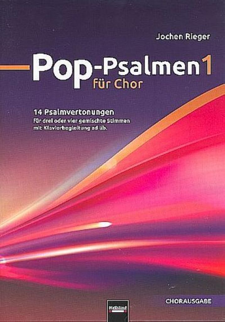 Rieger, J: Pop-Psalmen 1 (Gesamtpartitur)