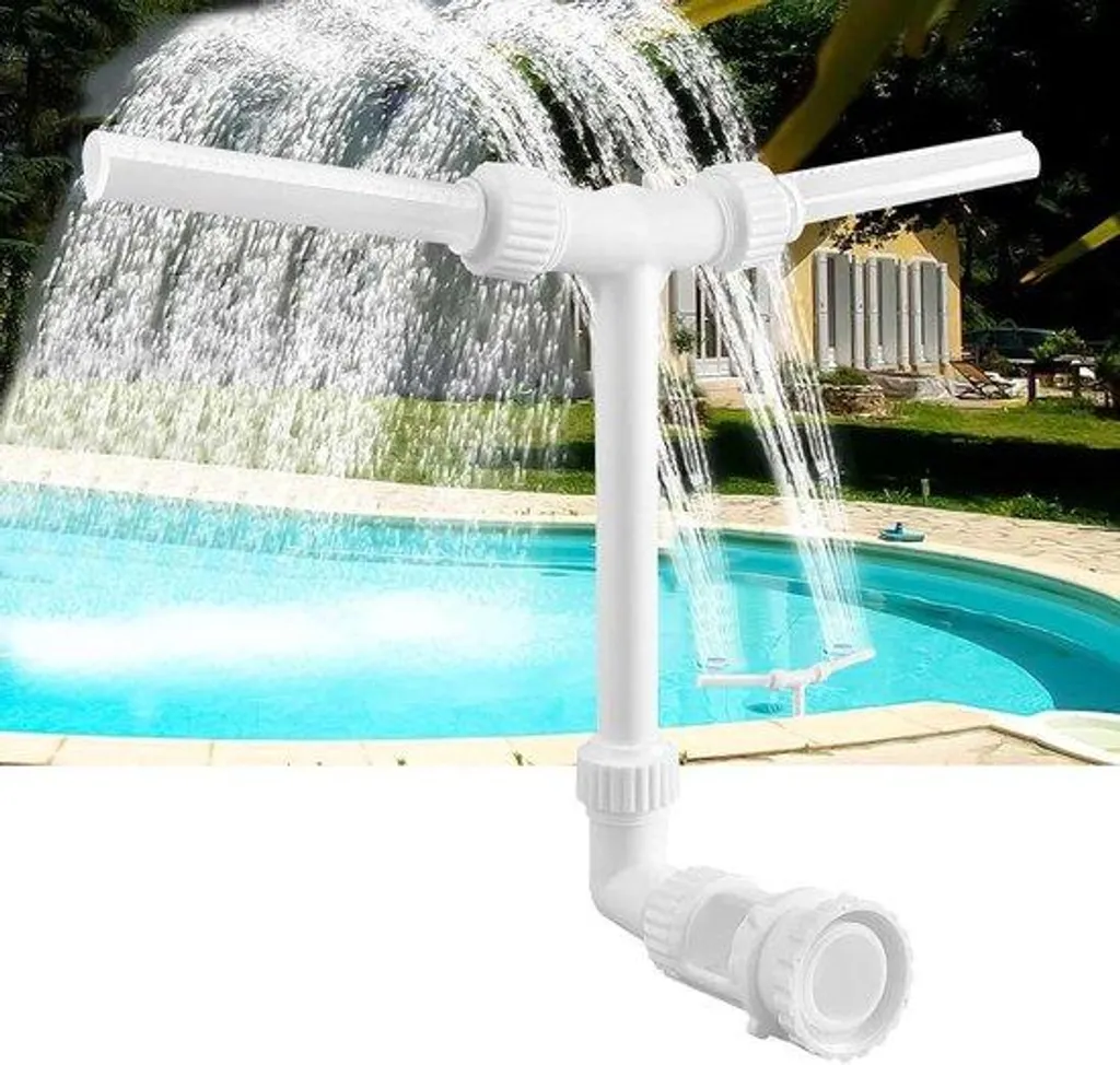 Fontaine contre pollution de l'air extérieure à double jet rotatif 360
