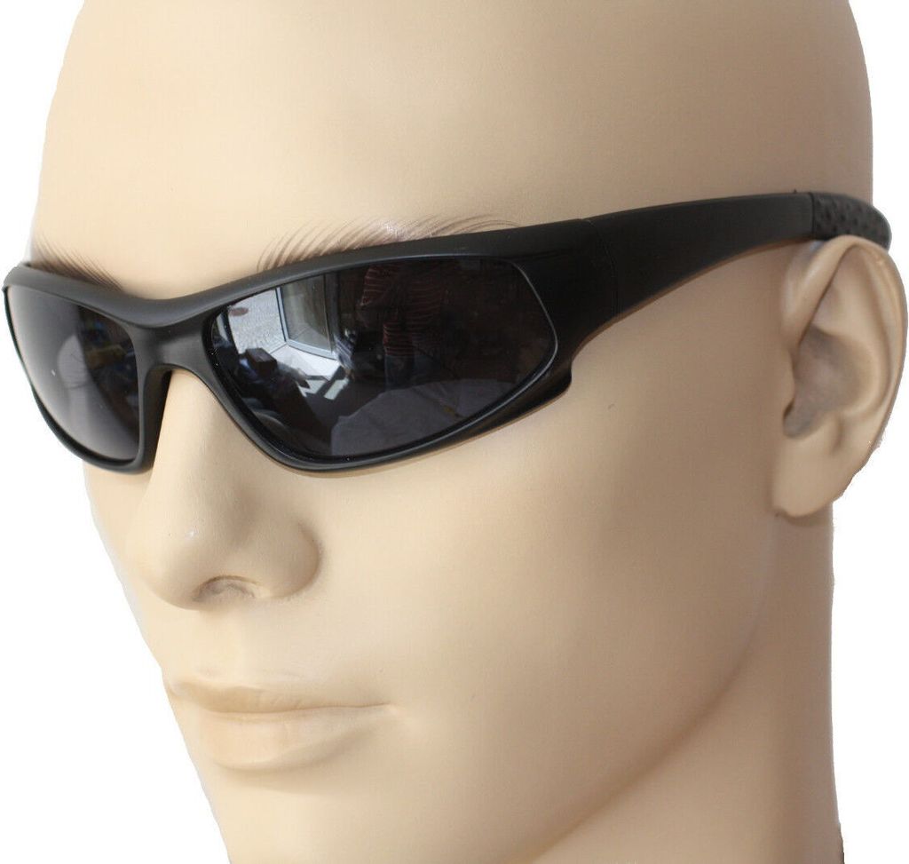 Coole Herren Damen Sonnenbrille Designer Sport Motorrad Biker Rad Brille Gl20030 Farben Schwarz