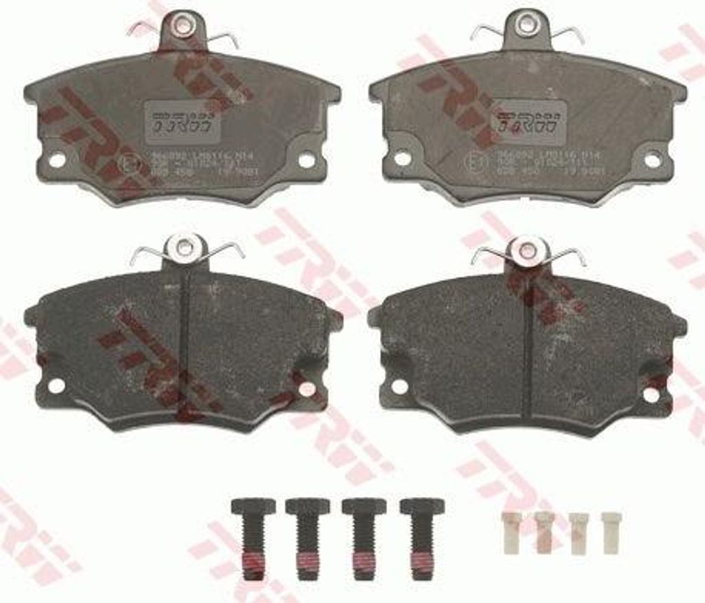 TRW GDB458 Bremsbelagsatz, Scheibenbremse OE 5892735 kompatibel mit Alf. 145, Alf. 146, Alf. 155, Barchetta, Croma, Palio, Panda, Punto, Seicento, ...