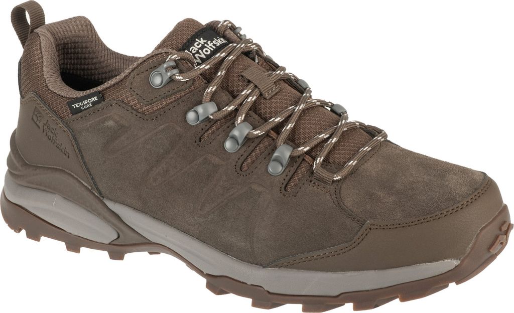 Jack Wolfskin Refugio Texapore Low M 4049851-5719, Trekkingschuhe, Herren, Braun, Größe: 44,5