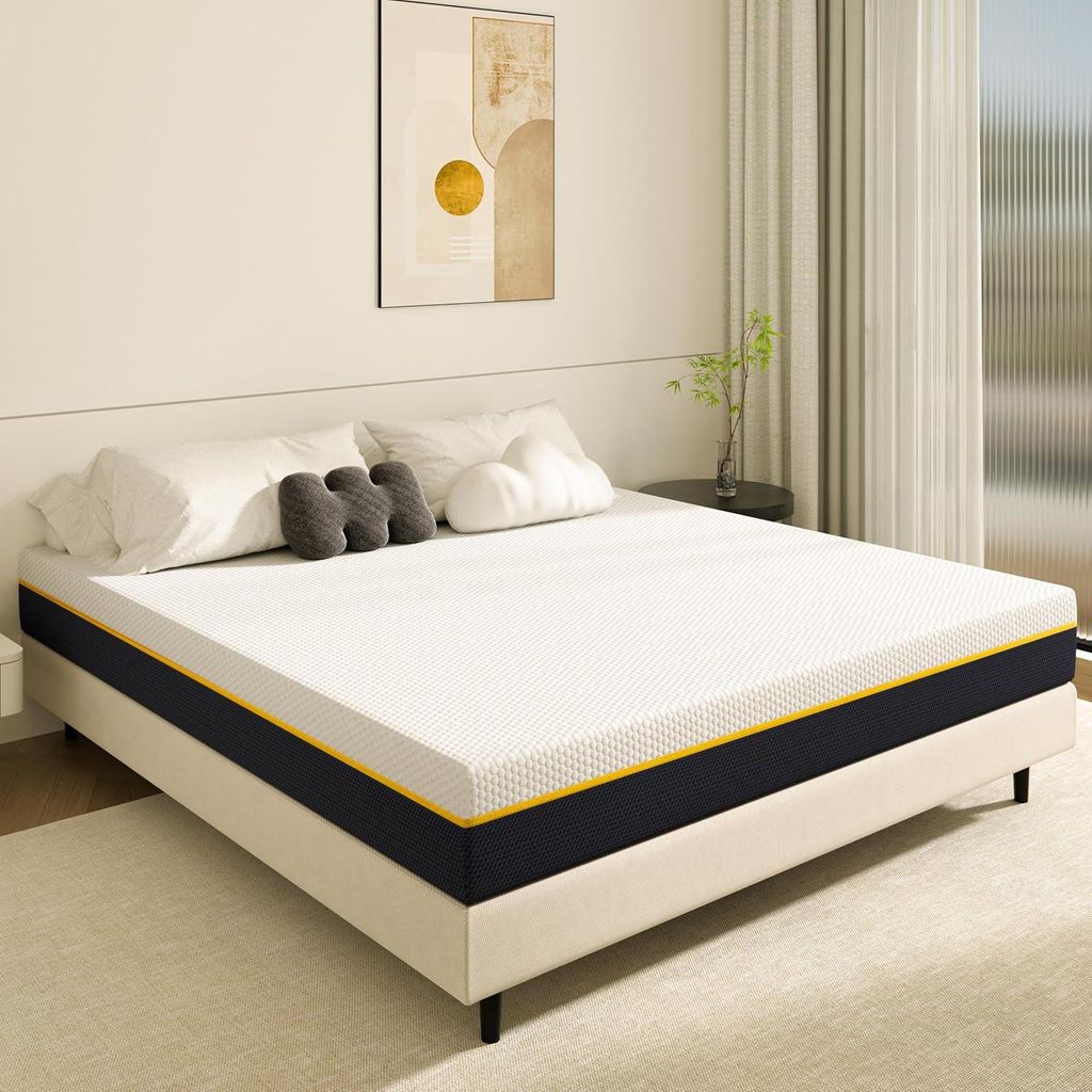 DEWINNER Matelas 140x200x17cm, Matelas en Mousse à Mémoire Image du produit 