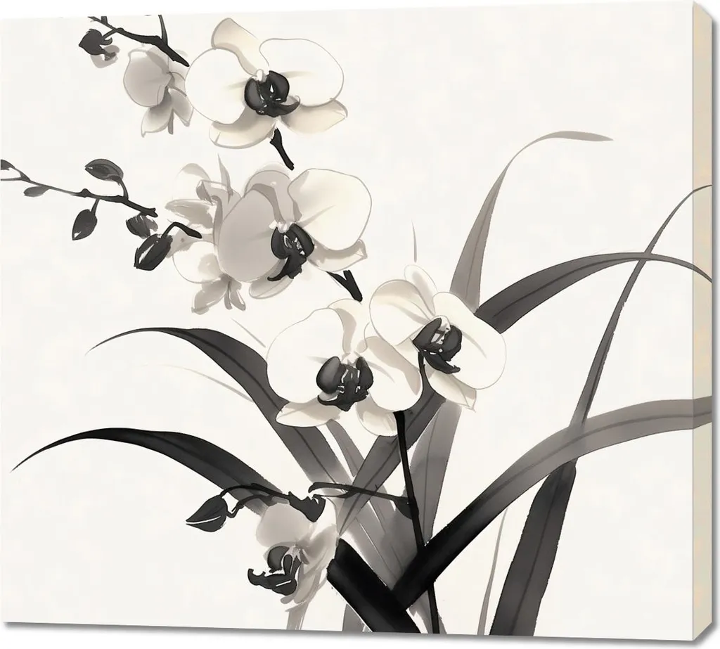 Image Orchidée 100 x 90 cm Idéale pour Ambiance Spa et Bien-être chez Soi