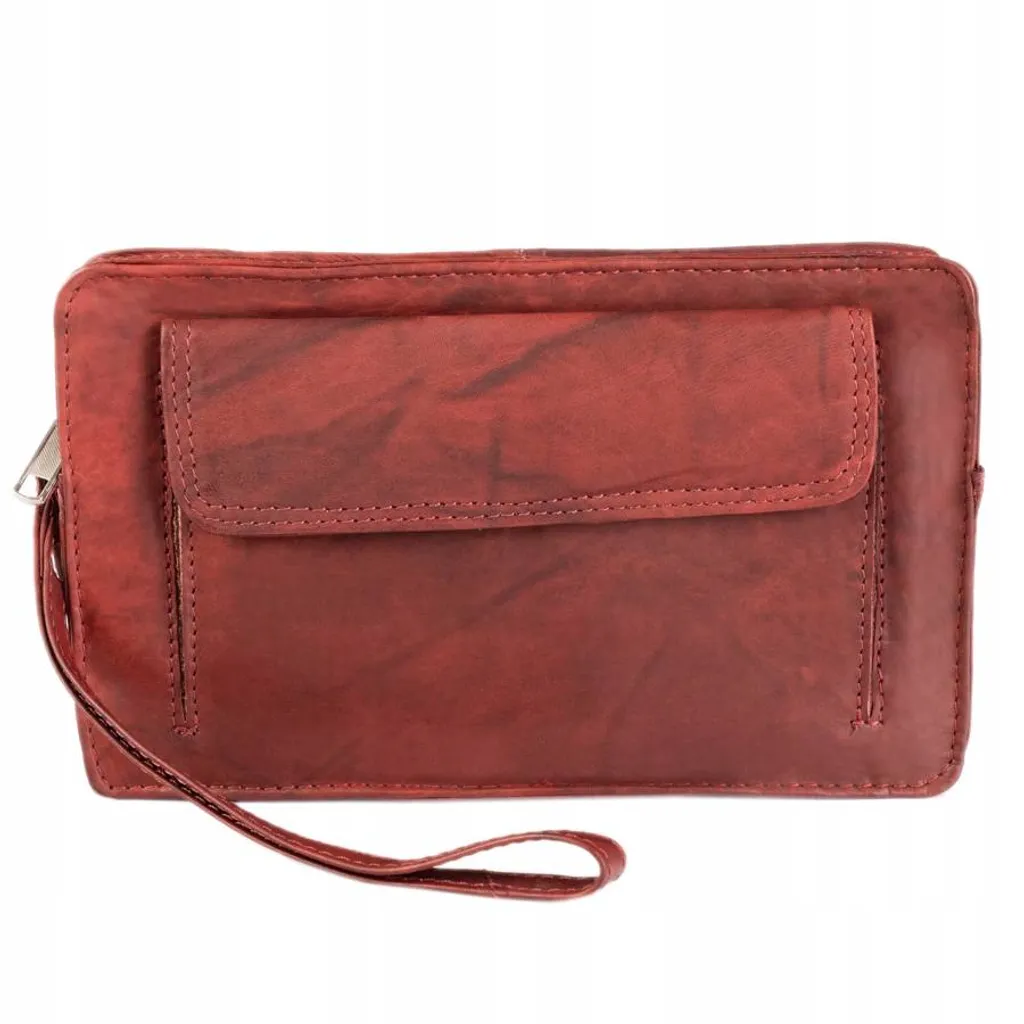 Sac bandoulière cuir homme double poche - Besace élégante pour travail