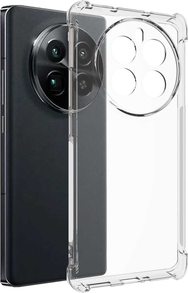 TPU Hülle Clear Armor Soft Case für Realme GT5 Pro (RMX3888, 6.78'') - transparent