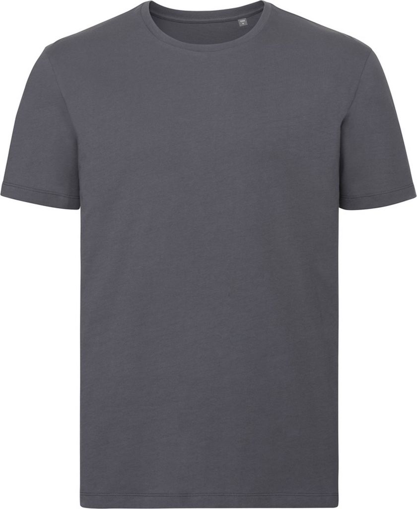 Russell Herren Authentic Pure Organik T-Shirt PC3569 (XS) (Convoy Grau)