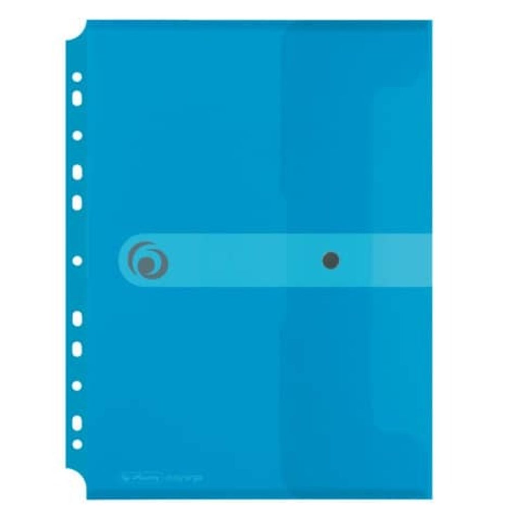 Herlitz Dokumententasche easy orga to go DIN A4 transparent blau