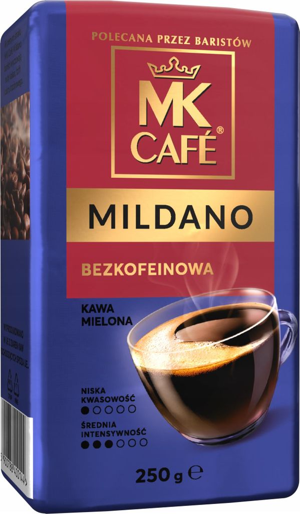 MK Cafe Mildano kawa mielona bezkofeinowa 250 g Obrázok produktu 