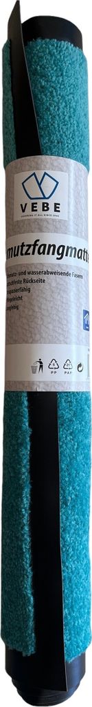 Fußmatte, Schmutzfangmatte ca 60x80 cm Türkis Sauberlaufmatte Fußabstreifer