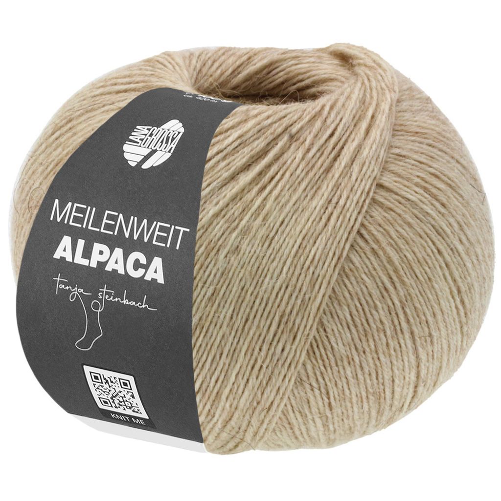Lana Grossa - Meilenweit 100g Alpaca 2007 beige Produktbild 
