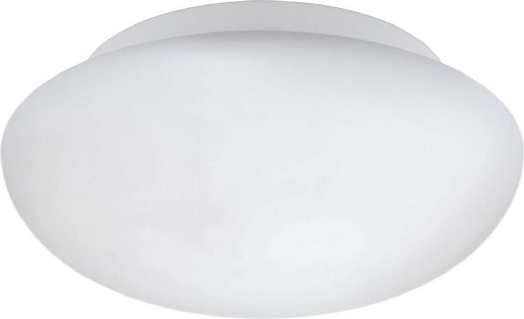 Plafoniera Contemporanea Ella 1 Luce Acciaio Bianco Immagine del prodotto 