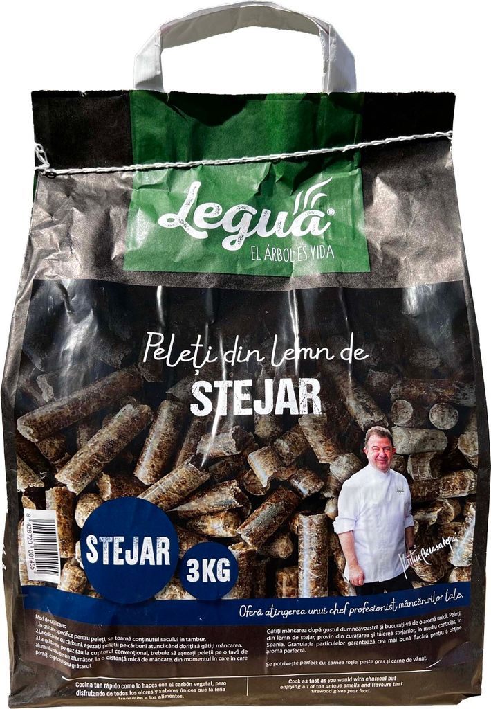 Granulés de fumage en chêne vert en sachet de 3 kg Image du produit 