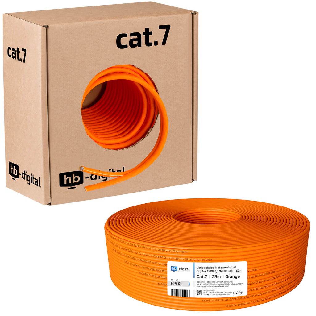 25m Kabel CAT 7 Duplex max. 1000 MHz Kaufland.de