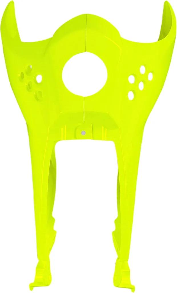 Protection radiateur Kawasaki KLX 110 : kit plastique UFO jaune fluo