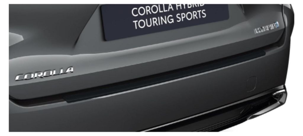 TOYOTA Corolla Stoßfängerschutzleiste schwarz hinten PW178-02010 OE
