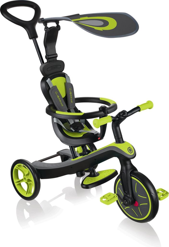 GLOBBER EXPLORER TRIKE 4in1 – Kinderwagen, Dreirad und Produktbild 