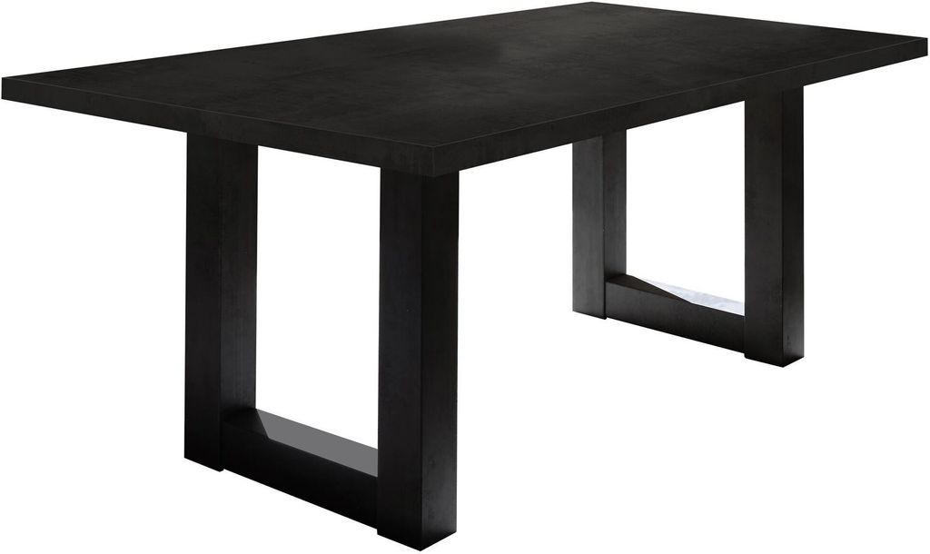 Esszimmertisch Eila 8 140 x 90 x 75 Esstisch Schwarzstahl 13383-140