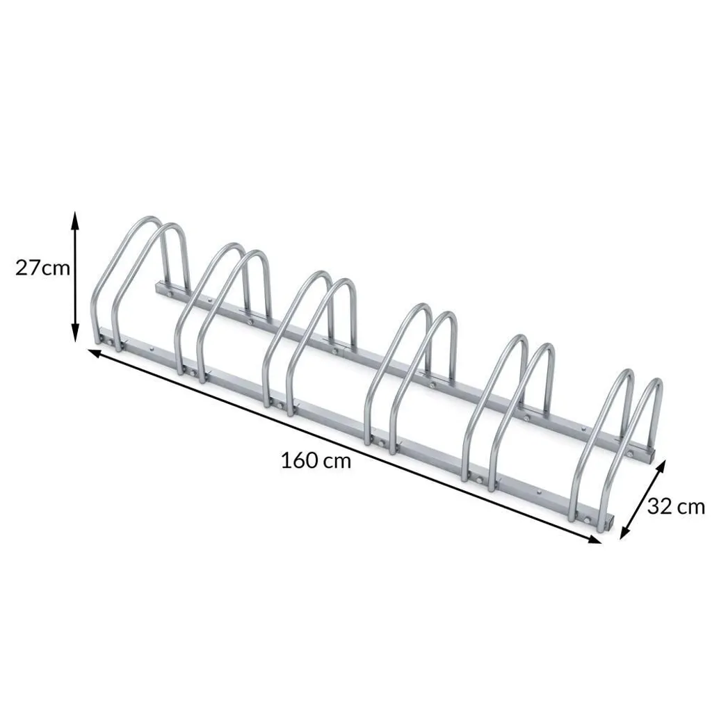 Râtelier pour 6 vélos universel - Support de rangement garage et sol - 2