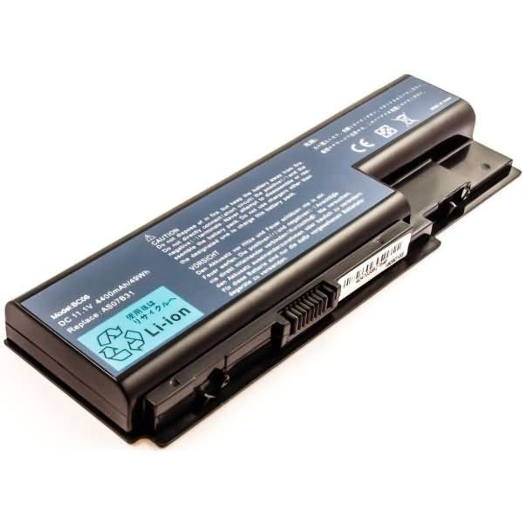 Akku für Acer 7740G-334G50MN Li-Ion 10,8 Volt 4400 mAh schwarz