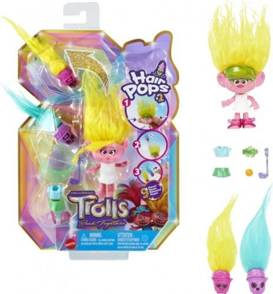 Mattel HNF11, Hlava panenky pro líčení/styling, Ženy, 3 Obrázek produktu 