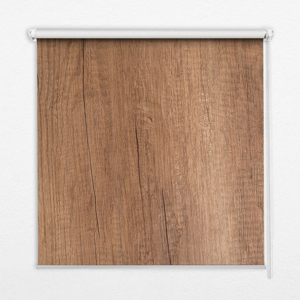 Seitenzug-Rollo Fensterrollo Jalousie - Lichtdurchlässig Springrollos - 110x180 cm - Holz