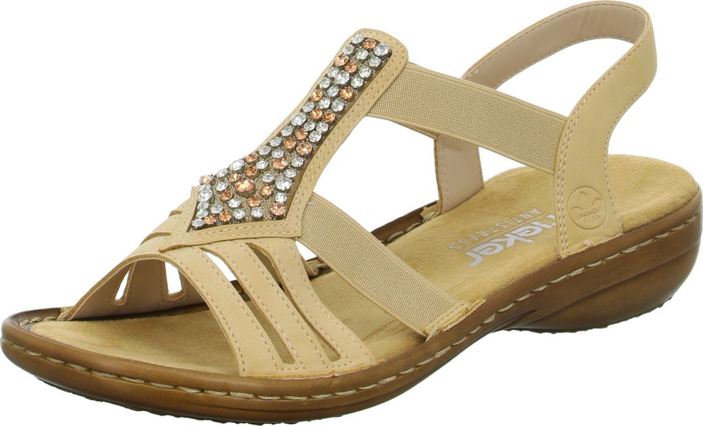 Rieker FSK Damen Sandalen Riemchensandaletten braun 40