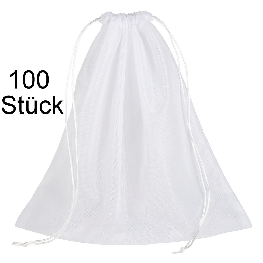 100 Stück Gemüsebeutel mit Kordelzug (ca. 37 x 37 cm) in Produktbild 