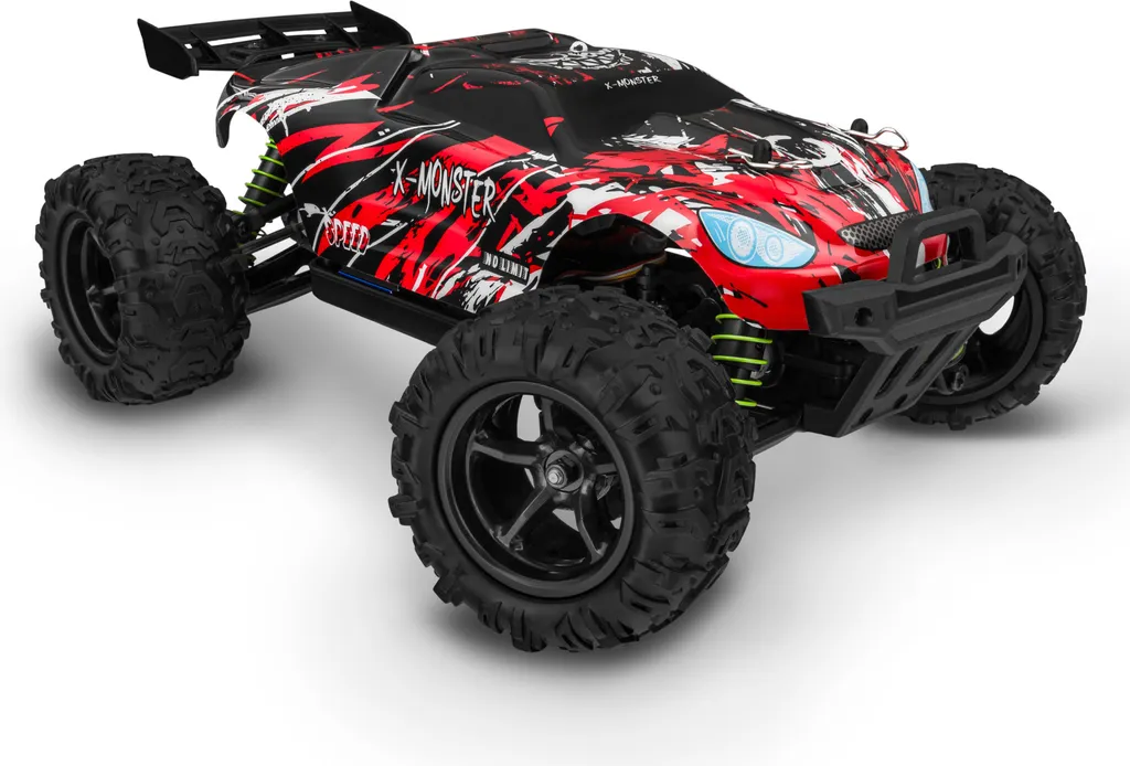 Voiture RC incassable 45 km/h X-Monster 3.5 avec 2 coques de rechange - 3