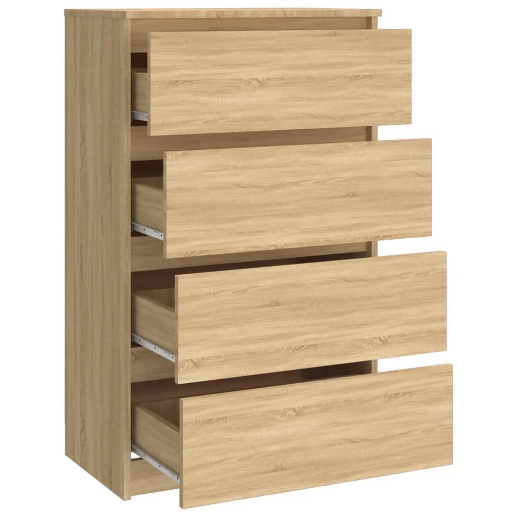 Maison Exclusive - Credenza Sonoma-Rovere 60x35x98,5 cm Materiale ligneo - 7