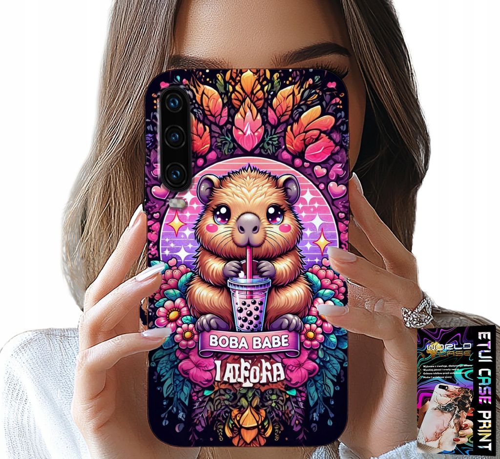 Hülle Für Huawei P30 - Süsses Wasserschwein Mit Scheich, Super Designs
