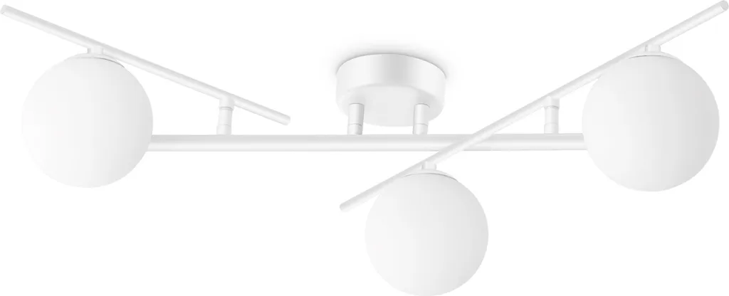Plafonnier blanc 3000K Atlas en métal G9 4W IP20 éclairage chaleureux LED