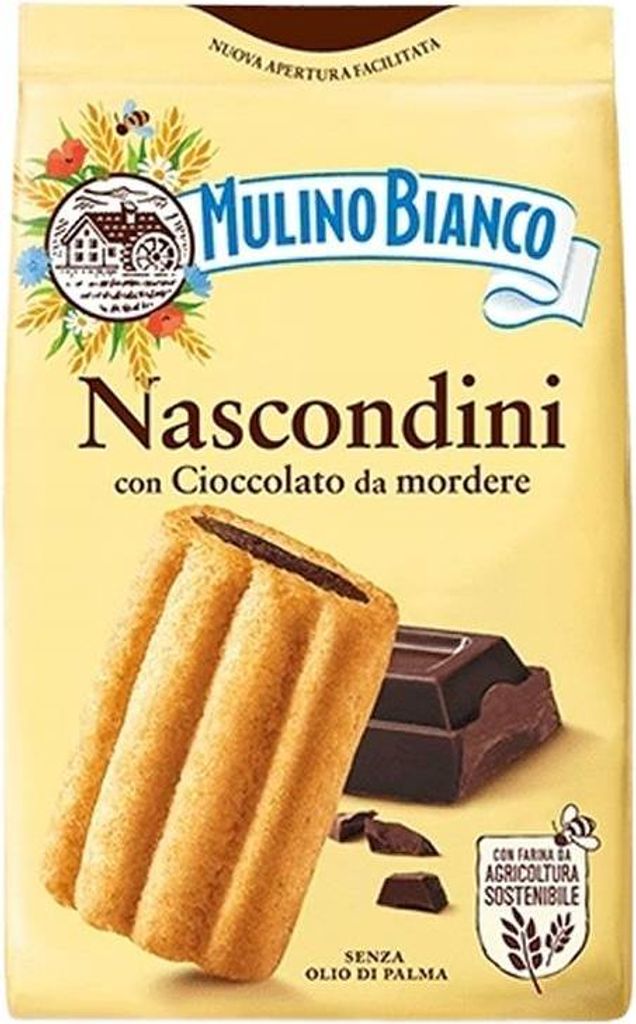 Biscotti Nascondini con ripieno al cioccolato 330g - Mulino Immagine del prodotto 